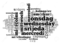 a black and white image of a word cloud